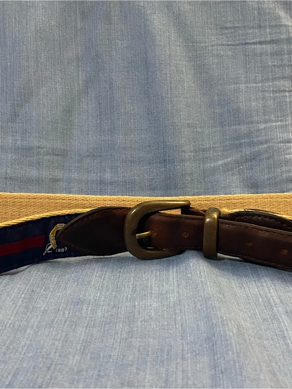 Vintage YRI Myopia Hunt Club Belt Size 40